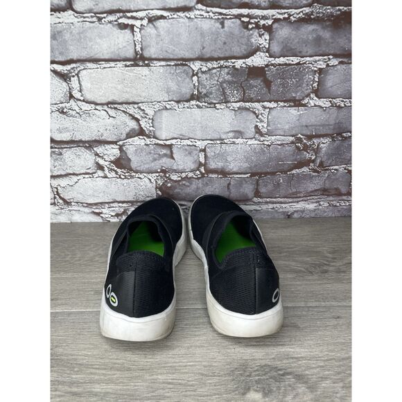 Oofos Black Fabric Slip On Recovery Shoes Women Sz 38.5EU/8M US - Picture 5 of 16